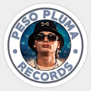 peso pluma records music Sticker